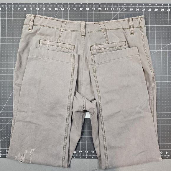 True Religion Pants 38x30 Ricky Distressed Patchwork Big T Grunge Biker Repaired - Picture 11 of 14